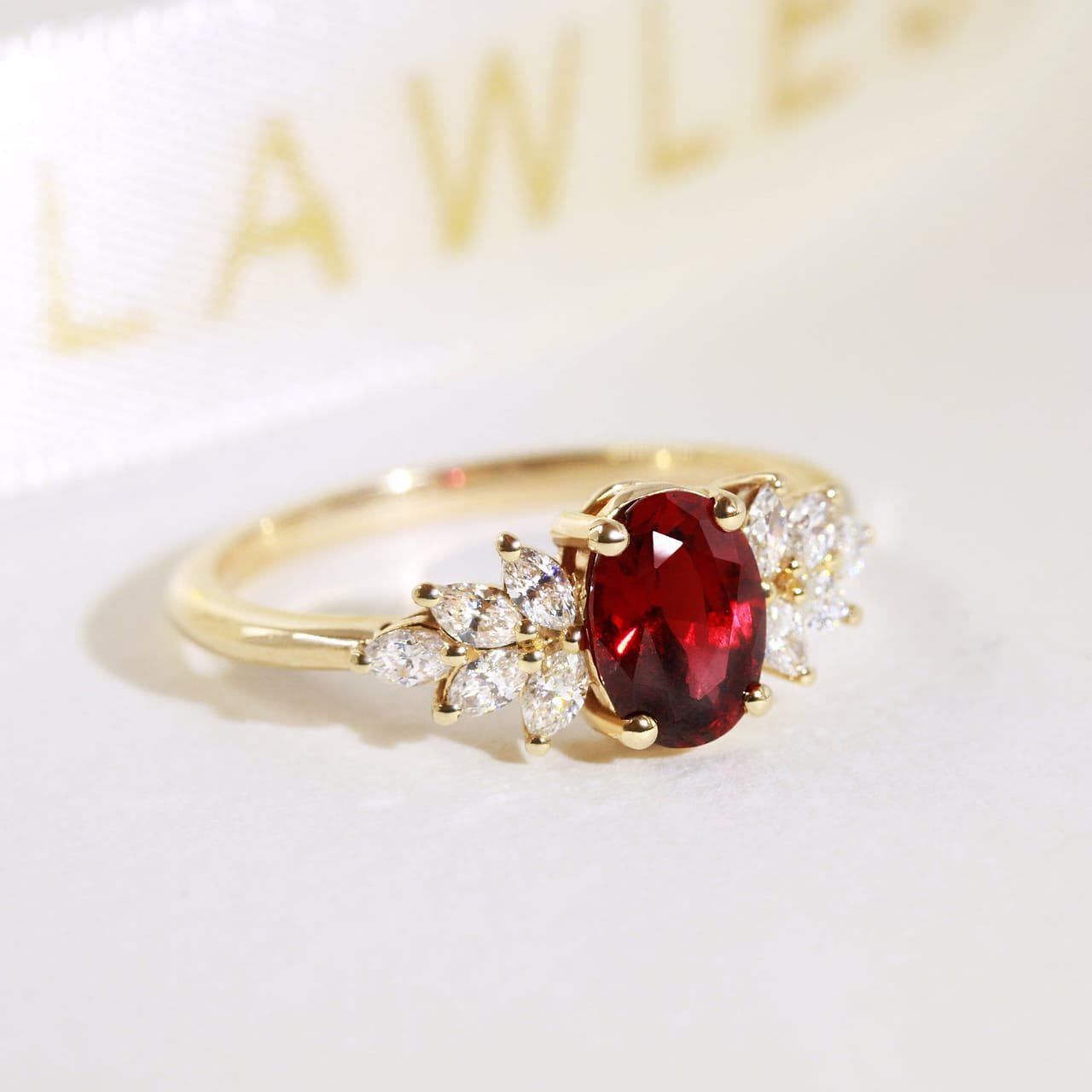 Lab Grown Ruby Rings